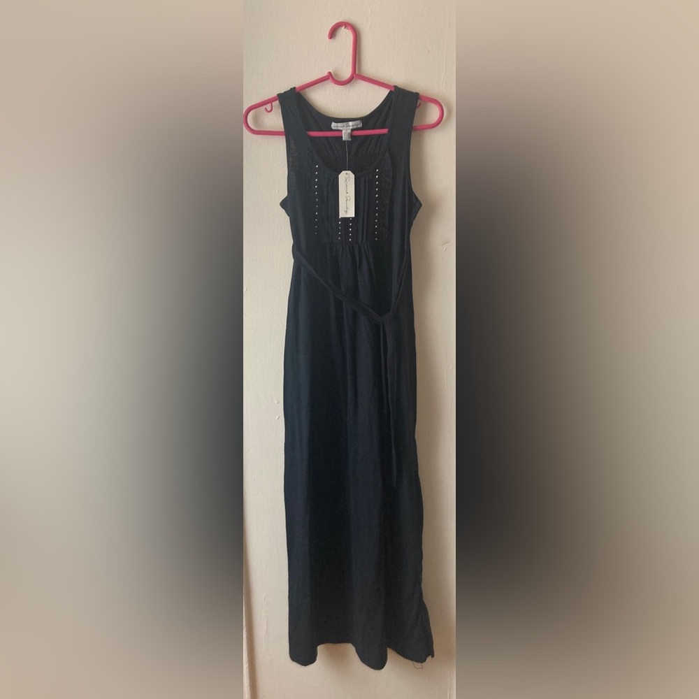 French Laundry Black Long Tank Dress - Small